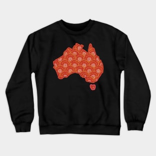 Awesome Aboriginal Dot Art Crewneck Sweatshirt